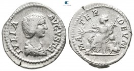 Julia Domna, wife of Septimius Severus AD 193-217. Rome. Denarius AR