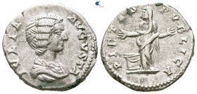 Julia Domna, wife of Septimius Severus AD 193-217. Rome. Denarius AR