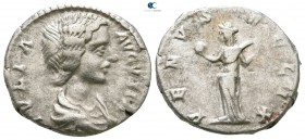 Julia Domna, wife of Septimius Severus AD 193-217. Rome. Denarius AR