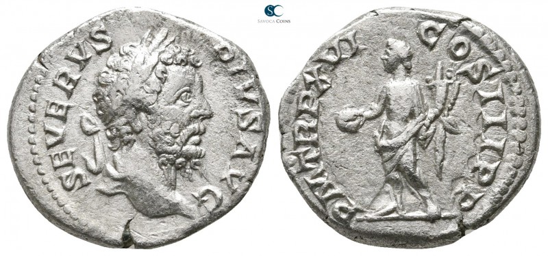 Septimius Severus AD 193-211. Rome
Denarius AR

17mm., 3,56g.



very fin...
