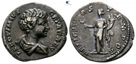 Geta as Caesar AD 197-209. Rome. Denarius AR