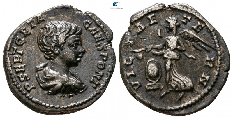 Geta as Caesar AD 197-209. Rome
Denarius AR

19mm., 3,18g.



very fine