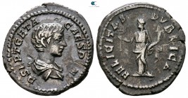 Geta as Caesar AD 197-209. Rome. Denarius AR