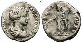 Geta as Caesar AD 197-209. Rome. Denarius AR