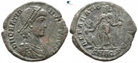 Gratian AD 375-383. Aquileia. Follis Æ