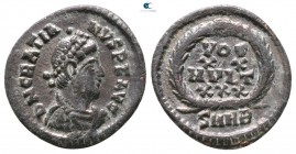 Gratian AD 375-383. Heraclea. Follis Æ