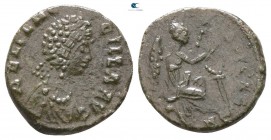 Aelia Flacilla AD 383-386. Uncertain mint. Nummus Æ