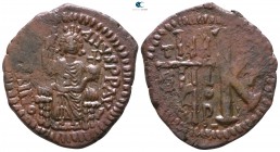 Justinian I AD 527-565. Theoupolis (Antioch). Half follis Æ
