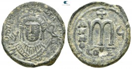 Tiberius II Constantine AD 578-582. Dated RY 6=AD 579/80. Constantinople. Follis Æ