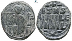 Constantine IX Monomachus. AD 1042-1055. Constantinople. Anonymous follis Æ