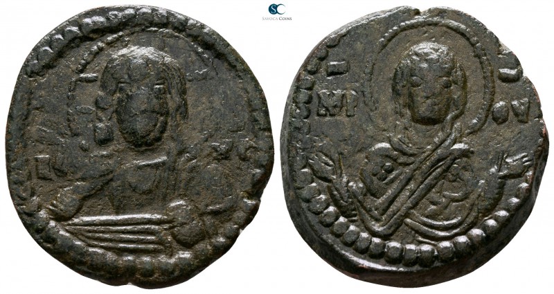 Romanus IV, Diogenes AD 1068-1071. Constantinople
Anonymous follis Æ

25mm., ...