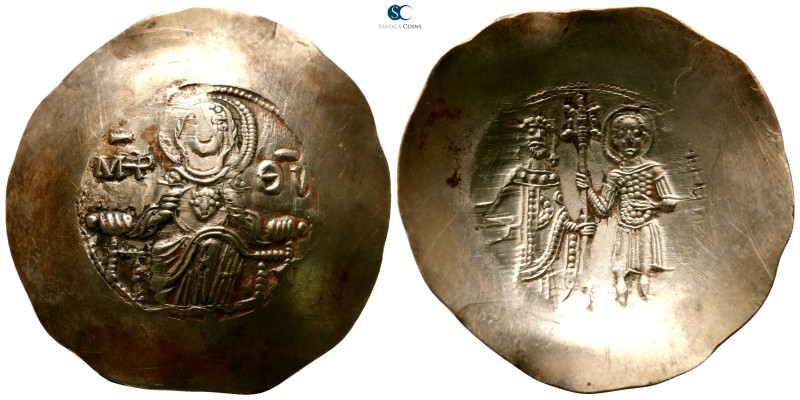 Manuel I Comnenus. AD 1143-1180. Constantinople
Aspron Trachy EL

29mm., 4,52...