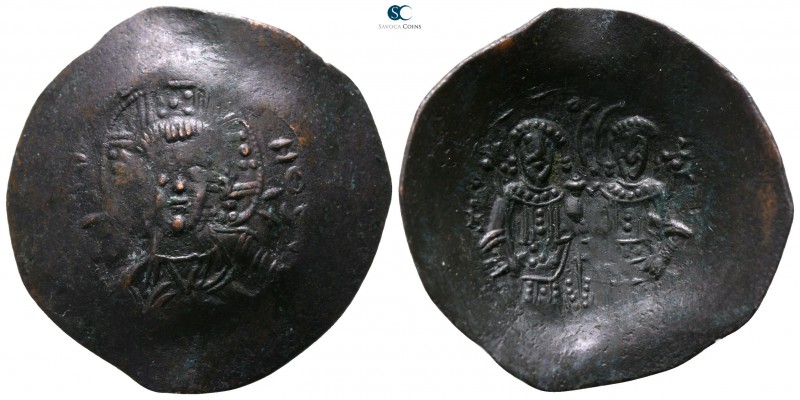 Alexius III Angelus-Comnenus AD 1195-1203. Constantinople
Billon Trachy

26mm...
