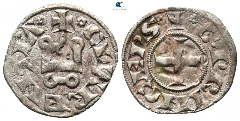 Guillaume II de Villehardouin AD 1246-1278. 
Denár AR

17mm., 0,84g.



v...
