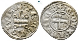 Gui II de La Roche AD 1287-1308. Denár AR
