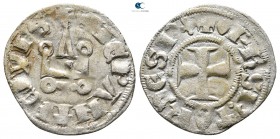 Philipp I of Tarent AD 1294-1332. Lepanto. Denár AR