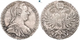 Austria. Vienna. Maria Theresia AD 1740-1780. Thaler AR