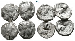 Lot of 4 greek tetradrachms / SOLD AS SEEN, NO RETURN!<br><br>fine<br><br>