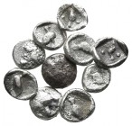 Lot of ca. 10 greek silver fractions / SOLD AS SEEN, NO RETURN!<br><br>very fine<br><br>