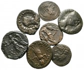Lot of ca. 7 roman bronze coins / SOLD AS SEEN, NO RETURN!<br><br>nearly very fine<br><br>