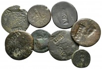 Lot of ca. 8 roman countermarked bronze coins / SOLD AS SEEN, NO RETURN!<br><br>fine<br><br>
