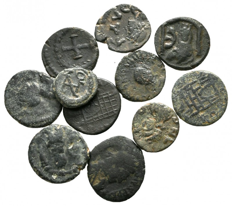 Lot of ca. 11 roman bronze coins / SOLD AS SEEN, NO RETURN!

very fine