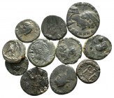 Lot of ca. 11 roman bronze coins / SOLD AS SEEN, NO RETURN!<br><br>very fine<br><br>