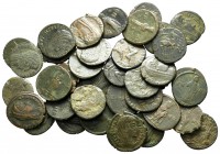Lot of ca. 40 roman bronze coins / SOLD AS SEEN, NO RETURN!<br><br>nearly very fine<br><br>