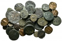 Lot of ca. 40 ancient bronze coins / SOLD AS SEEN, NO RETURN!<br><br>nearly very fine<br><br>