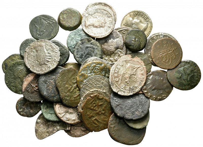 Lot of ca. 50 greek bronze coins / SOLD AS SEEN, NO RETURN!

fine