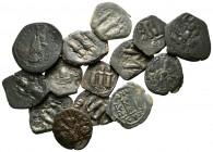 Lot of ca. 14 byzantine bronze coins / SOLD AS SEEN, NO RETURN!<br><br>very fine<br><br>