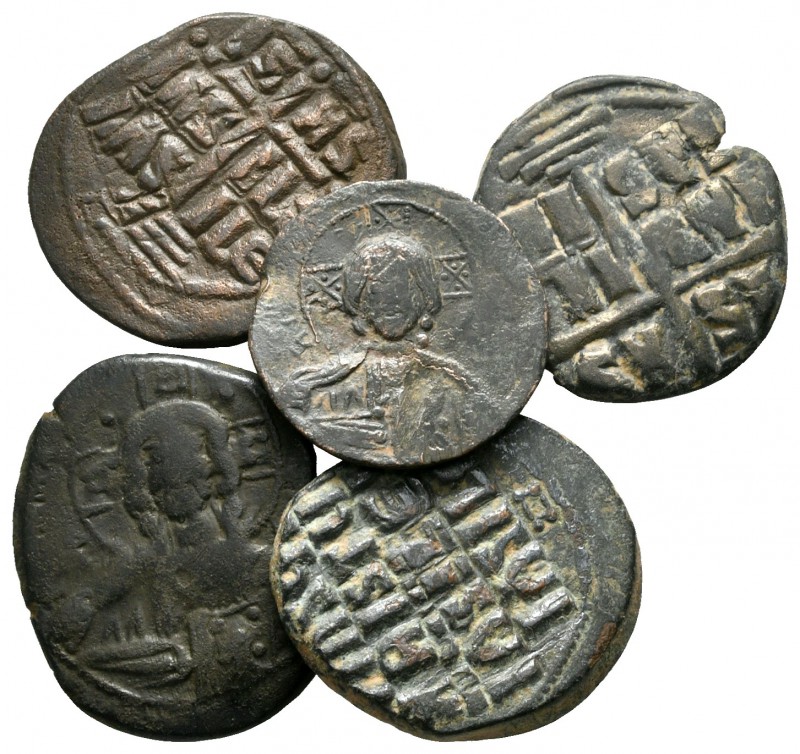 Lot of ca. 5 byzantine bronze coins / SOLD AS SEEN, NO RETURN!

very fine