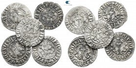 Lot of 5 medieval silver coins / SOLD AS SEEN, NO RETURN!<br><br>very fine<br><br>