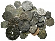 Lot of ca. 30 medieval bronze coins / SOLD AS SEEN, NO RETURN!<br><br>fine<br><br>