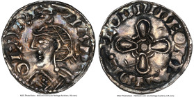 Kings of All England. Harold I (1035-40) Penny ND (1036-38) AU Details (Peck Marked) NGC, London mint, Godwine as moneyer, S-1163. 1.12gm. A delightfu...