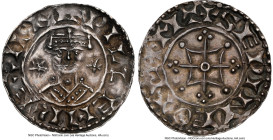 William I, the Conqueror (1066-1087) Penny ND (1066-1087) AU55 NGC, Northampton mint, Sewine as moneyer, S-1254. 1.30gm. Two stars type. HID0980124201...