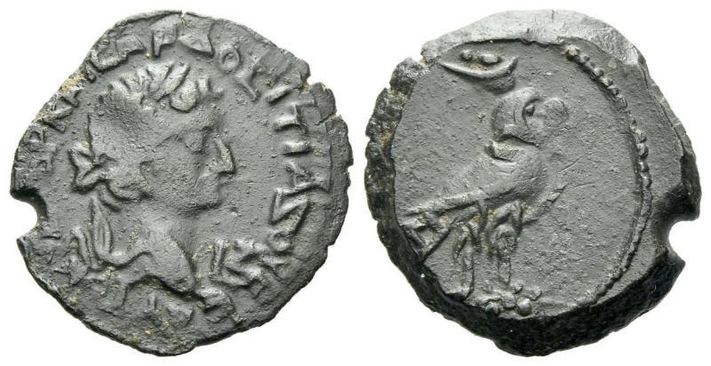 Egypt, Alexandria Domitian, 81-96 Obol circa 87-88 (year 7), Æ 17.40 mm., 3.61 g...