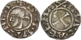 FRANKREICH
Alexios IV., 1417 - 1447. AR Asper Duplessy, Feodales 2381. 0.77 g. Sehr schön