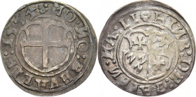 BALTIKUM - LIVLAND
Heinrich von Galen, 1551-1557. Ferding 1554, Reval. Haljak 162a. 2.59 g. Sehr schön-vorzüglich