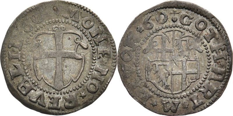 BALTIKUM - LIVLAND
Gotthard Kettler, 1559-1562. Ferding 1560, Reval. Haljak 196...