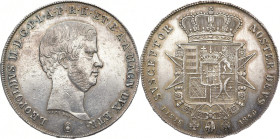 ITALIEN TOSCANA
 Leopoldo II. di Lorena, 1824-1859. Francescone 1846, Florenz. Dav. 160; Pagani 116. 27.42 g. Sehr schön-vorzüglich