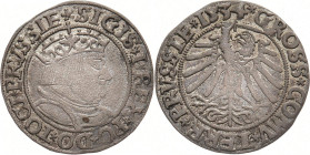POLEN
Sigismund I., 1506 - 1548. Groschen 1534. Kopicki 3090. 1.74 g. Etwas korrodiert, sehr schön