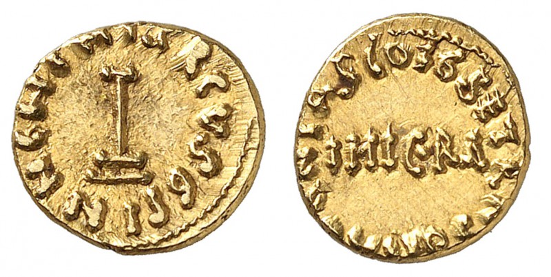 Dynastie Omeyyade
Monnayage arabo-byzantin. 
Trémissis non daté (vers 703-715 ...