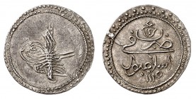 Empire ottoman
Ahmed III, AH 1115-1143 (1703-1730). 
5 Para AH 1115 (1703), Qustantînîya (Constantinople / Istanbul). ESSAI en ARGENT. Toughra dans ...