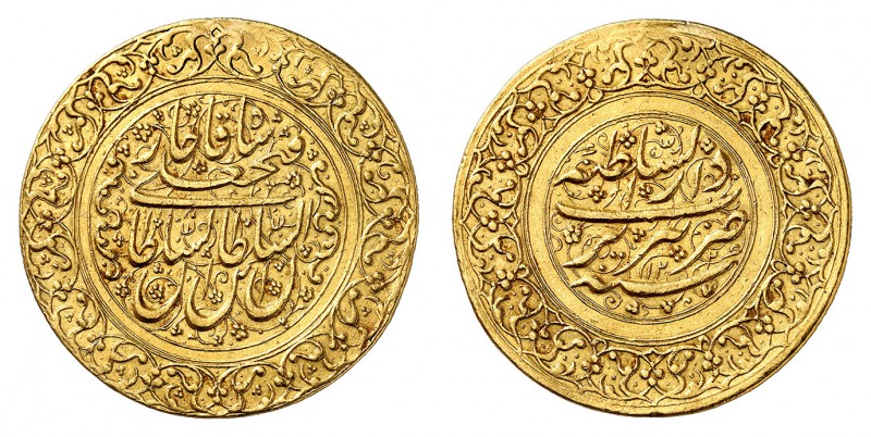 Iran / Dynastie Qajar
Fath Ali Shah, AH 1212-1250 (1797-1834). 
5 Toman AH 122...