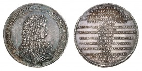 Brunswick & Lunebourg
Johann-Frédéric, 1665-1679. 
Multiple de 2 Talers 1679, Clausthal. Buste drapé et cuirassé à droite. Valeur à l'exergue / Insc...