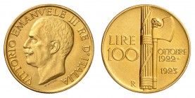 Royaume d'Italie
Victor-Emmanuel III, 1900-1946. 
100 Lire 1923 R, Rome. FRAPPE sur FLAN MATE. Tête nue du roi à gauche. Nom du graveur au-dessous /...