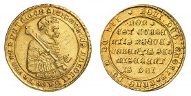 Sigismond Rákóczi, 1607-1608. 
10 Ducats 1607, Kolozsvár (Klausenburg). Buste cuirassé de Sigismond Rákóczi tenant une masse, à droite / Inscription ...