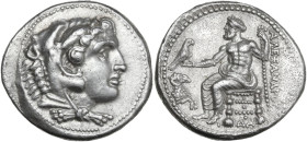 Continental Greece. Macedon. Alexander III 'the Great' (336-323 BC). AR Tetradrachm. Damaskos mint, struck under Menon or Menes, c. 330-323. Obv. Head...