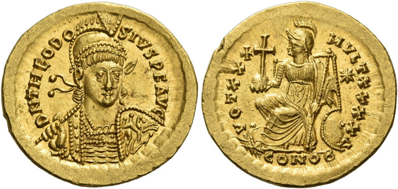 Theodosius II, 402 – 450
Solidus, Constantinopolis circa 430–440, AV 20 mm, 4.4...
